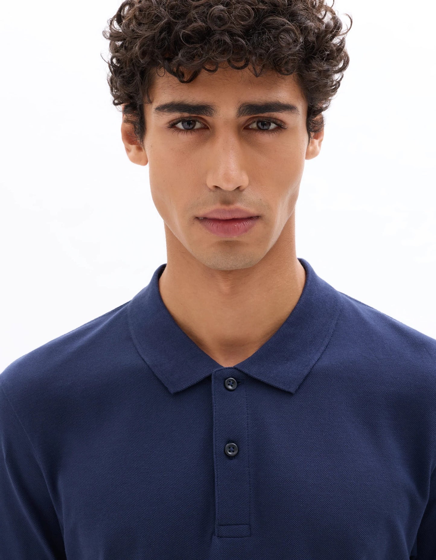 Clozyn Men's Classic Navy Blue Polo T-Shirt | Premium Cotton Blend Casual Collar Tee