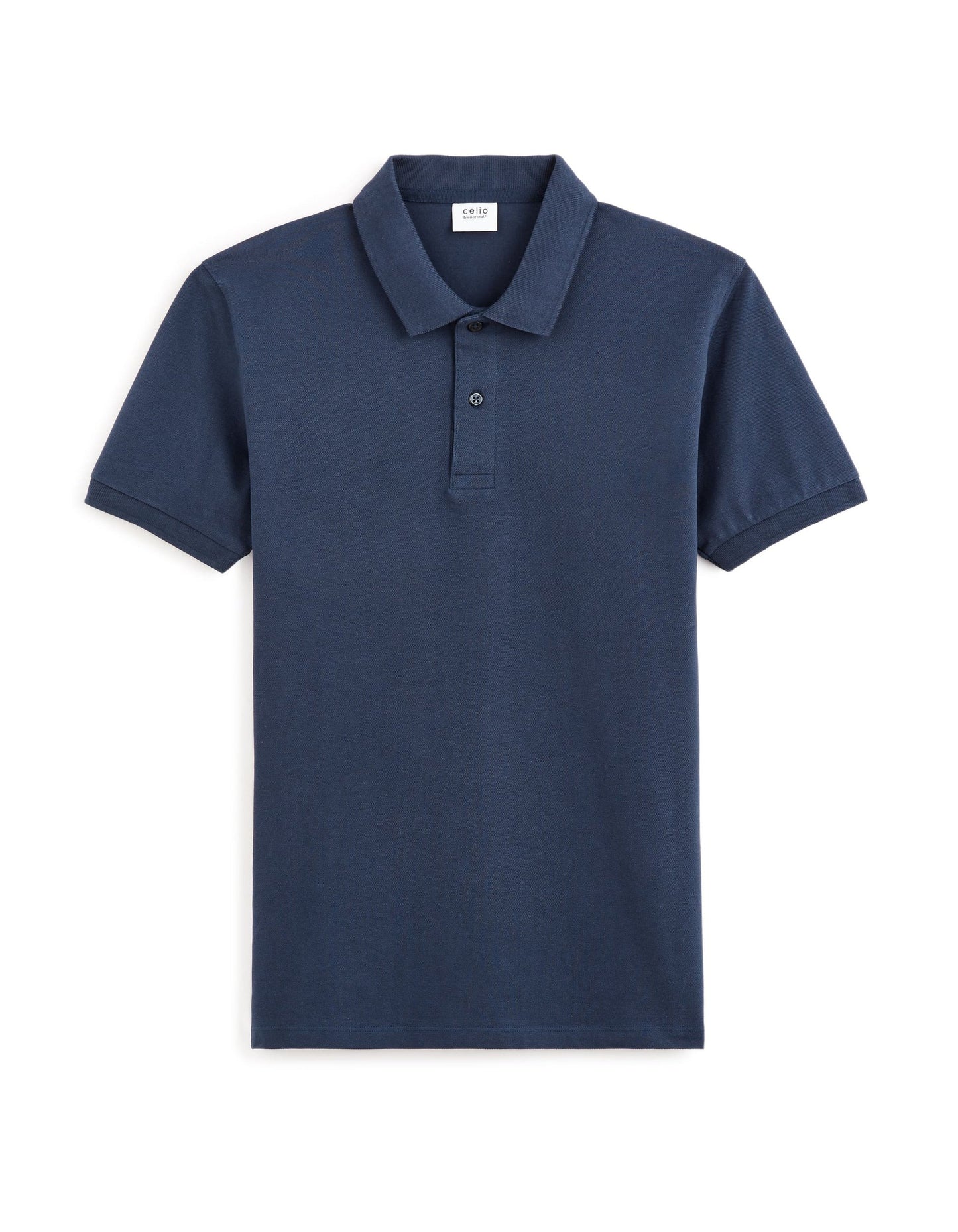 Clozyn Men's Classic Navy Blue Polo T-Shirt | Premium Cotton Blend Casual Collar Tee